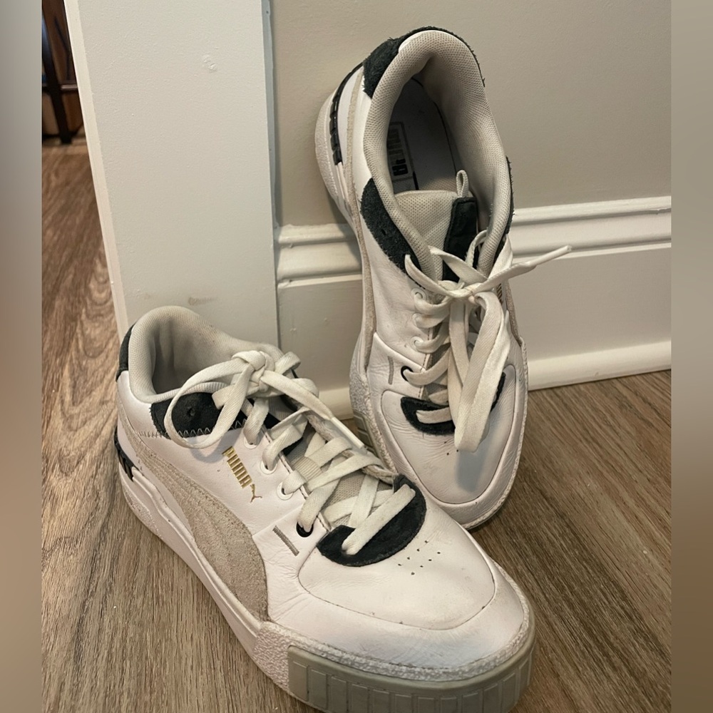 Puma White and Black Sneaker
